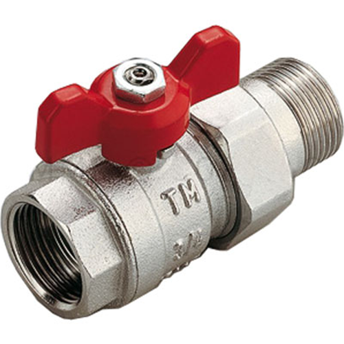 VALVOLA A SFERA CON BOCCHETTONE 1/2"