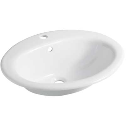 LAVABO INCASSO DECOR SOPRAPIANO CON FORO 57x46
