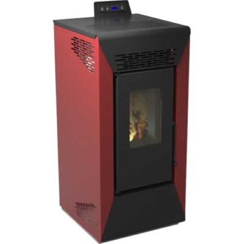 STUFA A PELLET VENTILATA STAR 1-9 Kw 8.74 - Bordeaux