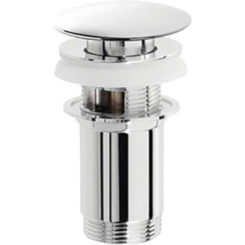 PILETTA PER LAVABO CON TAPPO A PRESSIONE 1"1/4 c/troppo pieno