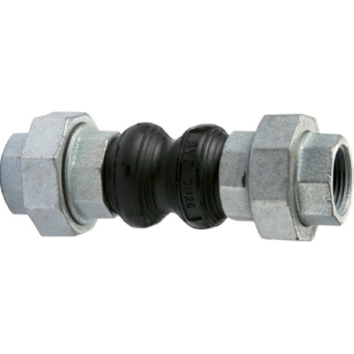 GIUNTO IN GOMMA ANTIVIBRANTE FILETTATO F/F DN 32 - 1"1/4 - L. 186