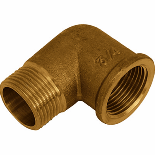 GOMITO MF OTTONE GIALLO 1/2"