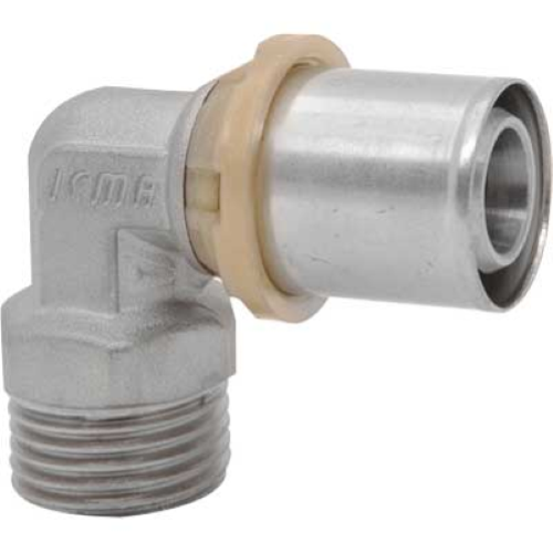 RACCORDO CURVO MASCHIO A PRESSARE 32 x 1"