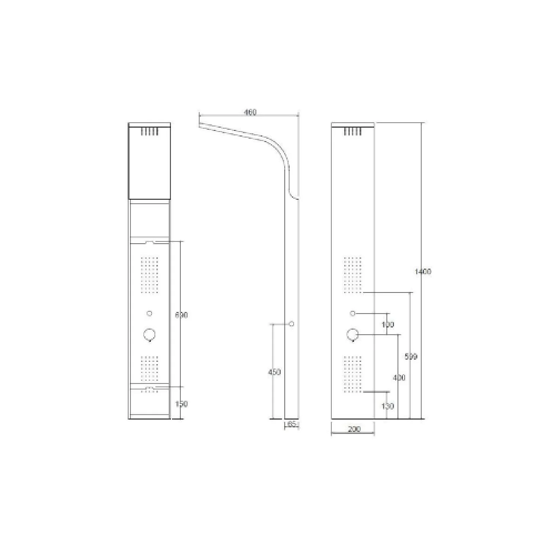 COLONNA IDROMASSAGGIO A7304B – Karag