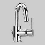 MONOCOMANDO BIDET BOCCA ORIENTABILE DISCO Cromo
