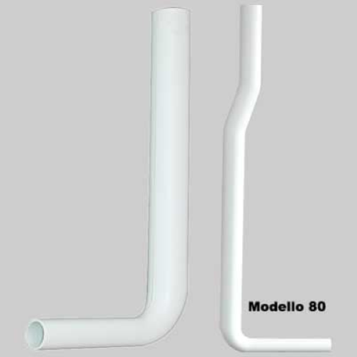 TUBO DI SCARICO PER CASSETTA A ZAINO mm 800x250 Ø 50x32 eccentrico