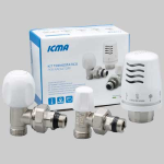 Kit Termostatico a Squadra Tulipano 1/2" – ICMA