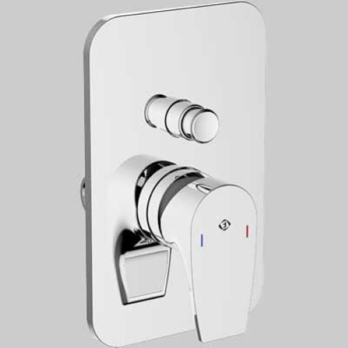 MISCELATORE DOCCIA INCASSO CON DEVIATORE BING - Completo -Cromo