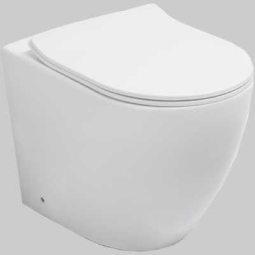 Vaso WC a Pavimento New One Filo Parete Traslato – Scarico Universale
