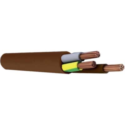 Cavo Tripolare Marrone 3 x 2,5 mm² 