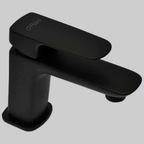 Miscelatore Monocomando Lavabo NOVE Nero Opaco con Scarico Automatico