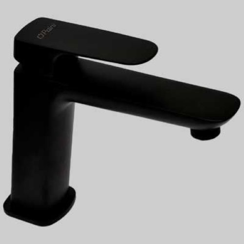 Miscelatore Monocomando Lavabo Medio NOVE Nero Opaco – Senza Scarico