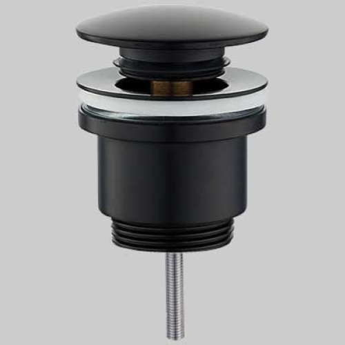 Piletta Click Clack Tonda Nera – 1”1/4