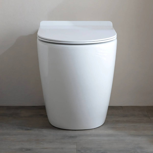 Vaso WC a Pavimento New One Filo Parete Traslato – Scarico Universale
