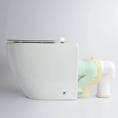 Vaso WC a Pavimento New One Filo Parete Traslato – Scarico Universale