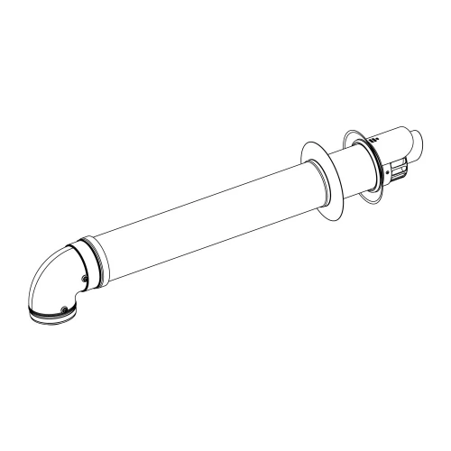 Kit Coassiale Orizzontale per Caldaia Beretta 60/100