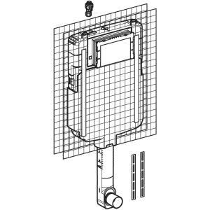 Cassetta Incasso Geberit Sigma 8 per WC – Doppio Scarico