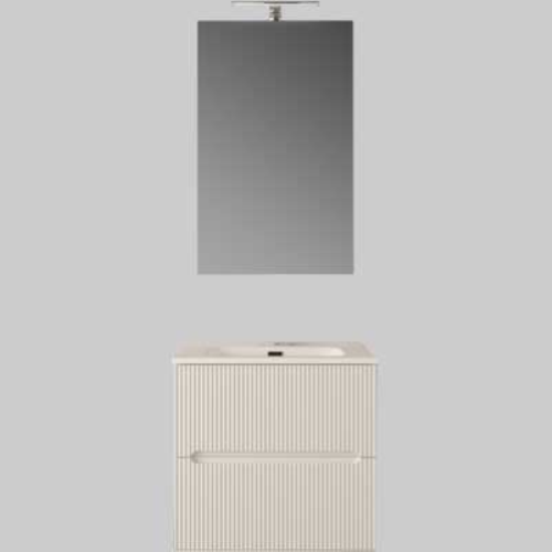 SPECCHIERA PANORAMICA PER BASE MODERNA 70X100 C/LED