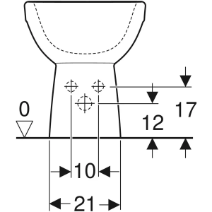 Bidet Monoforo Filo Parete Selnova – Geberit
