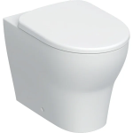 VASO SELNOVA PREMIUM RIMFREE FILO MURO CON SEDILE AMMORTIZZATO – Geberit