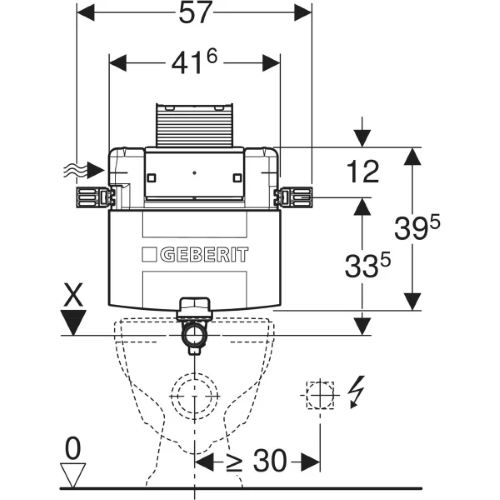 CASSETTA INCASSO OMEGA12 – Geberit