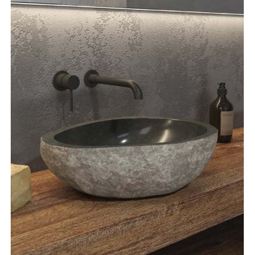 LAVABO DA APPOGGIO RIVER STONE NRS3 GREY – Karag