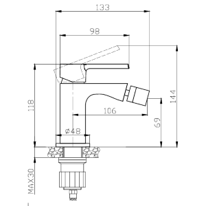 MISCELATORE BIDET TATI – Karag