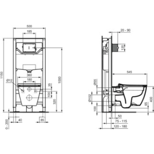 VASO I.LIFE B SOSPESO – Ideal Standard