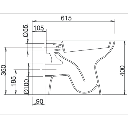 VASO PLUS SCARICO A TERRA – Ideal Standard
