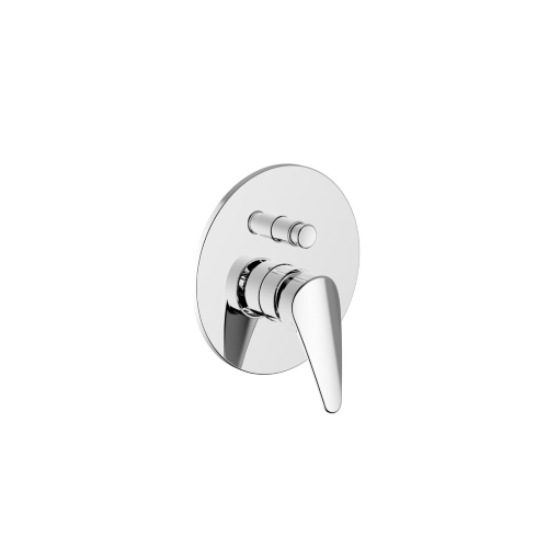 MISCELATORE INCASSO DOCCIA CON DEVIATORE T-ONE – Teorema