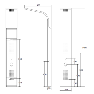 COLONNA IDROMASSAGGIO A7304B – Karag