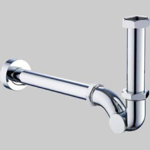 SIFONE A ESSE IN ABS CROMATO ISP.LATERALE 1 X 26 - 275 MM