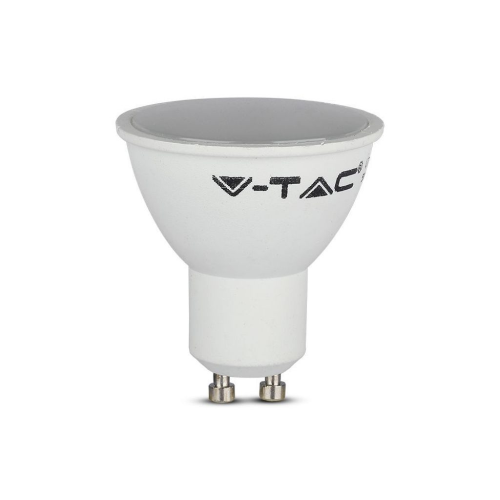 LED SPOTLIGHT 4.5W GU10 SMD WHITE PLASTIC MILKY COVER 3000K