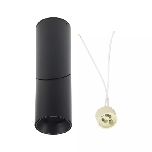 PORTAFARETTO LED MONTAGGIO A PLAFONE GU10 CORPO NERO – V-TAC VT-804 (SKU 8947)