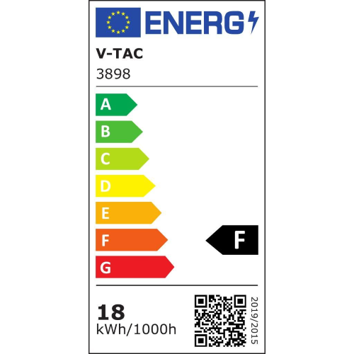 LAMPADARIO LED A SOSPENSIONE CURVO 18W IN METALLO CROMATO CON COPERTURA IN VETRO 4000K – V-TAC VT-7020