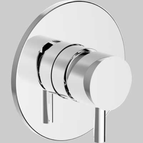 PIASTRA E LEVA PER INCASSO DOCCIA JABIL - CROMO