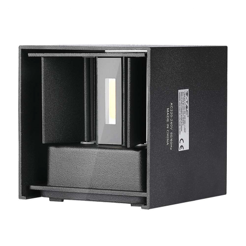 APPLIQUE / LAMPADA LED DA MURO DOPPIO LED COB 5W 140 LM/W 3000 K NERA – V-TAC VT-759-B-N