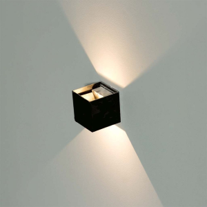 APPLIQUE / LAMPADA LED DA MURO DOPPIO LED COB 5W 140 LM/W 3000 K NERA – V-TAC VT-759-B-N