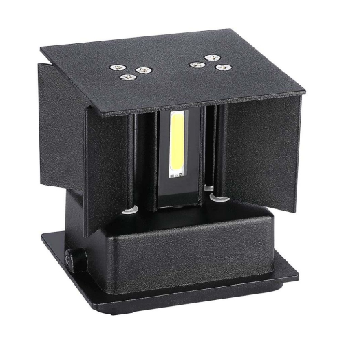APPLIQUE / LAMPADA LED DA MURO DOPPIO LED COB 5W 140 LM/W 3000 K NERA – V-TAC VT-759-B-N
