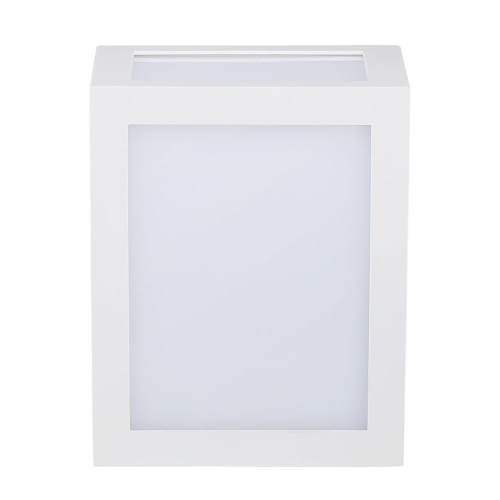LAMPADA LED DA MURO A LANTERNA QUADRATA 12W COLORE BIANCO 4000K IP65 – V-TAC VT-822-W