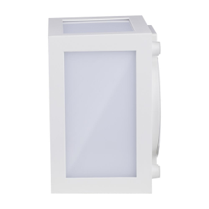 LAMPADA LED DA MURO A LANTERNA QUADRATA 12W COLORE BIANCO 4000K IP65 – V-TAC VT-822-W