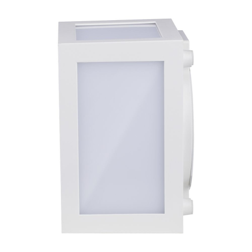 LAMPADA LED DA MURO A LANTERNA QUADRATA 12W COLORE BIANCO 4000K IP65 – V-TAC VT-822-W