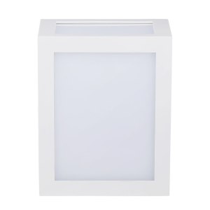 LAMPADA LED DA MURO A LANTERNA QUADRATA 12W COLORE BIANCO 3000K IP65 – V-TAC VT-822-W