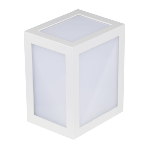 LAMPADA LED DA MURO A LANTERNA QUADRATA 12W COLORE BIANCO 3000K IP65 – V-TAC VT-822-W