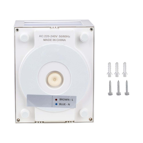 LAMPADA LED DA MURO A LANTERNA QUADRATA 12W COLORE BIANCO 3000K IP65 – V-TAC VT-822-W