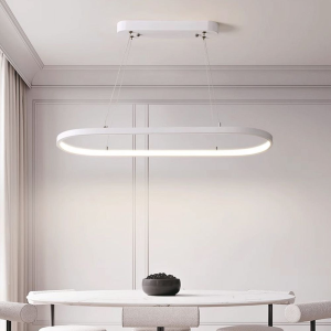LAMPADARIO LED A SOSPENSIONE 24W IN METALLO COLORE BIANCO 3000K – V-TAC VT-7825