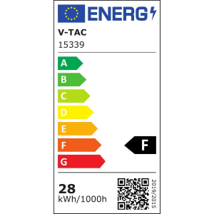 LAMPADARIO LED A SOSPENSIONE 28W IN METALLO DAL DESIGN MODERNO COLORE ORO 3000K – V-TAC VT-7918