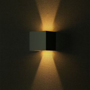 LAMPADA LED DA MURO DOPPIO LED COB 5W 140LM/W GRIGIA REGOLABILE 3000K IP65 – V-TAC VT-759-G