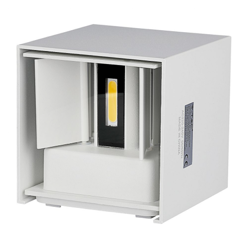 LAMPADA LED DA MURO DOPPIO LED COB 5W 140LM/W BIANCA REGOLABILE 3000K IP65 – V-TAC VT-759-W