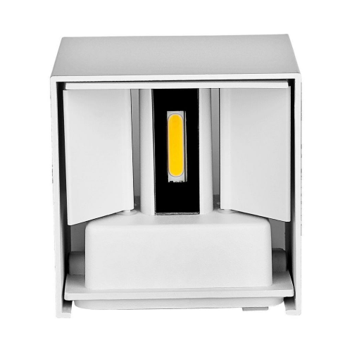 LAMPADA LED DA MURO DOPPIO LED COB 5W 140LM/W BIANCA REGOLABILE 3000K IP65 – V-TAC VT-759-W